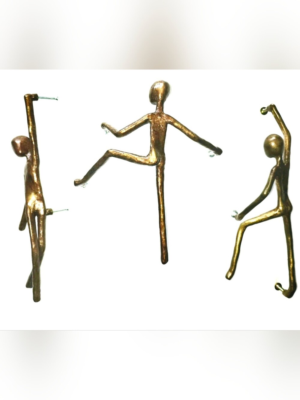 Set of 3 Manhandles in Oil Rubbed Bronze Cabinet Handles